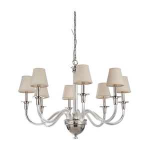 Deran - 8 Light Chandelier-25 Inch Tall and 34 Inch Wide - 721228