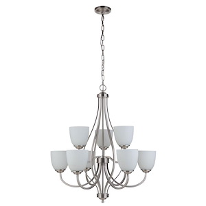 Serene - 9 Light Chandelier-32.88 Inch Tall and 29.5 Inch Wide - 1421323