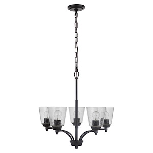 Tyler - Five Light Chandelier in Transitional Style - 24.5 inches wide by 23 inches high - 921785