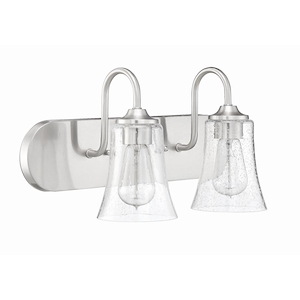 Gwyneth 2 Light Traditional/Modern & Contemporary Bath Vanity in Traditional Style - 18 inches wide by 9.5 inches high - 1215490