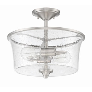 Gwyneth - Two Light Convertible Semi-Flush Mount in Traditional Style - 13 inches wide by 15 inches high - 1215527