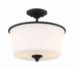 Gwyneth - Two Light Convertible Semi-Flush Mount in Traditional Style - 13 inches wide by 15 inches high - 1215524