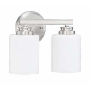 Bolden 2 Light Transitional/Modern & Contemporary Bath Vanity in Transitional Style - 11 inches wide by 8.5 inches high - 1215753