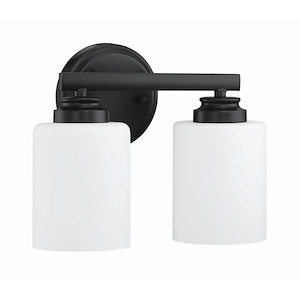 Bolden 2 Light Transitional/Modern & Contemporary Bath Vanity in Transitional Style - 11 inches wide by 8.5 inches high - 1215487