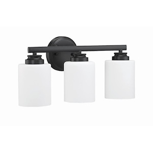 Bolden 3 Light Transitional/Modern & Contemporary Bath Vanity in Transitional Style - 18 inches wide by 8.5 inches high - 1215922