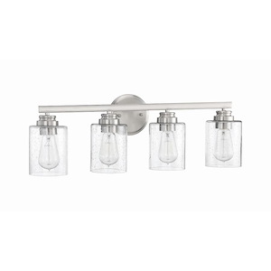 Bolden 4 Light Transitional/Modern & Contemporary Bath Vanity in Transitional Style - 25.13 inches wide by 8.5 inches high - 1215667