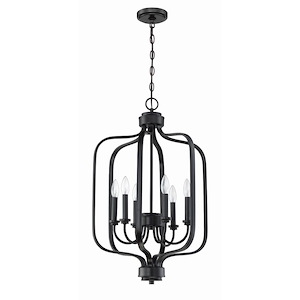 Bolden - Six Light Foyer in Transitional Style - 18 inches wide by 29 inches high - 921733