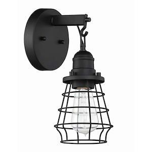 Thatcher - 1 Light Cage Wall Sconce In Transitional/Modern and Contemporary Style-11 Inches Tall and 5.5 Inches Wide - 921780