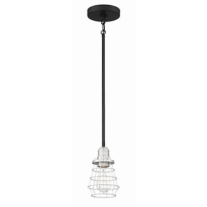 Thatcher - 1 Light Cage Mini Pendant In Transitional/Modern and Contemporary Style-8.63 Inches Tall and 5 Inches Wide - 921779