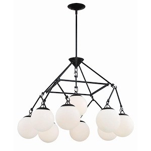 Orion - Nine Light Chandelier - 30 inches wide by 22 inches high - 918421