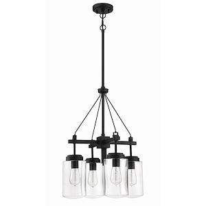 Crosspoint - 4 Light Outdoor Chandelier In Transitional/Modern and Contemporary Style-24.88 Inches Tall and 18.25 Inches Wide - 918297