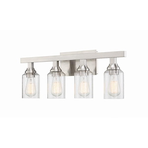 Chicago 4 Light Transitional Bath Vanity in Transitional Style - 28.25 inches wide by 10.25 inches high - 990823