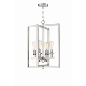 Chicago - Four Light Foyer in Transitional Style - 18 inches wide by 25.5 inches high - 990825