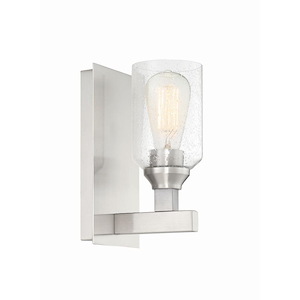 Chicago - One Light Wall Sconce in Transitional Style - 5.25 inches wide by 10 inches high - 990828