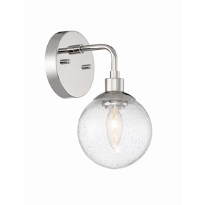 Que - One Light Wall Sconce in Transitional Style - 5.5 inches wide by 10.5 inches high - 990898