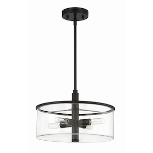 Hailie - 4 Light Pendant In Transitional Style-9 Inches Tall and 14.13 Inche Wide - 1116916