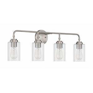 Stowe - 4 Light Bath Vanity In Transitional Style-10.75 Inches Tall and 31 Inche Wide - 1116828