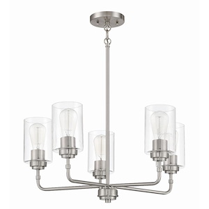Stowe - 5 Light Chandelier In Transitional Style-13.5 Inches Tall and 23 Inche Wide - 1116820