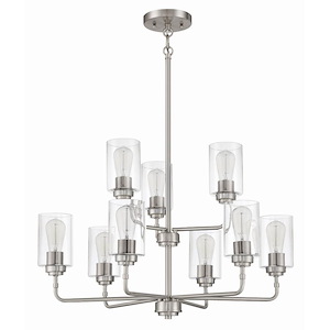 Stowe - 9 Light Chandelier In Transitional Style-19.75 Inches Tall and 30 Inche Wide - 1116821