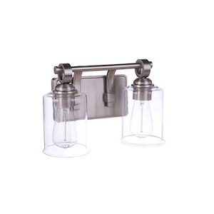 Romero - 2 Light Bath Vanity In Transitional Style-8.88 Inches Tall and 13.75 Inche Wide - 1116864