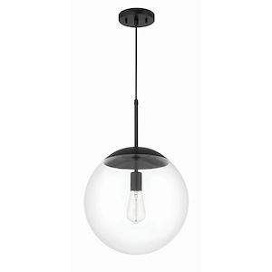 Gaze - 1 Light Pendant In Contemporary Style-15.13 Inches Tall and 14 Inches Wide - 1274846