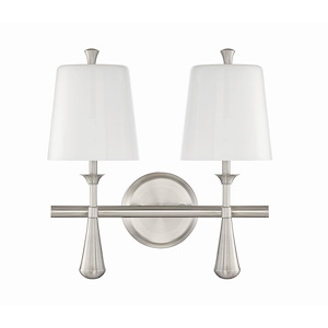 Palmer - 2 Light Bath Vanity In Traditional Style-14.09 Inches Tall and 14.25 Inches Wide - 1274872