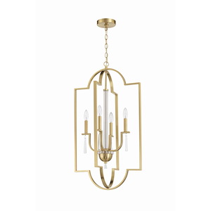 Fortuna - 4 Light Foyer In Traditional Style-33.75 Inches Tall and 19 Inches Wide - 1324953