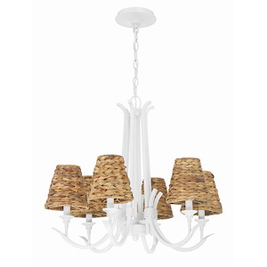 Kokomo - 6 Light Chandelier-21 Inches Tall and 24 Inches Wide - 1338142