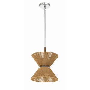 Serena - 1 Light Pendant-14.5 Inches Tall and 12.13 Inches Wide - 1338147