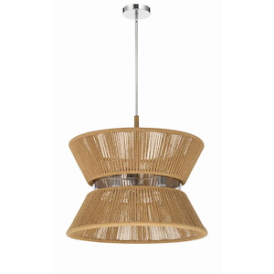 Serena - 6 Light Pendant-21.5 Inches Tall and 24.13 Inches Wide - 1338148