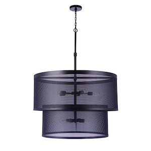 Mesh - 9 Light Pendant-45.25 Inch Tall and 36 Inch Wide - 1338151