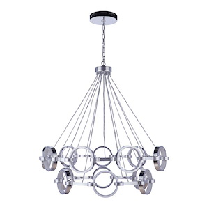 Context - 1125W 15 LED Chandelier-37.5 Inch Tall and 36 Inch Wide - 1421331