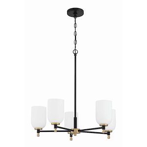 Council - 5 Light Chandelier-31 Inch Tall and 25 Inch Wide - 1363763