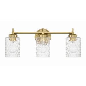 Claire - 3 Light Bath Vanity-8.75 Inch Tall and 21.13 Inch Wide - 1363774