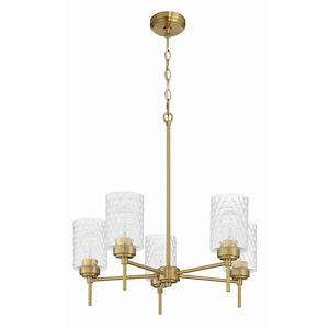 Claire - 5 Light Chandelier-30 Inch Tall and 24.25 Inch Wide - 1363777