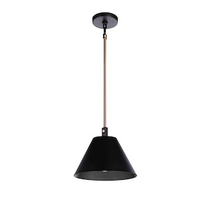 Blake - 1 Light Pendant-9 Inch Tall and 11 Inch Wide - 1421341