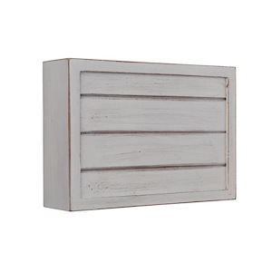 Designer - Shiplap Design Chime - 6.25 inches wide by 8.5 inches high - 990989