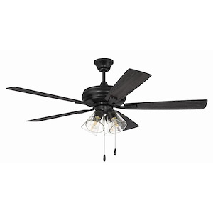 Eos - 5 Blade Ceiling Fan with Light Kit-19.49 Inch Tall and 52 Inch Wide - 1325057