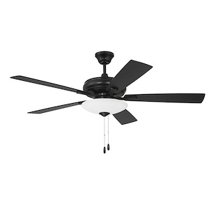 Eos - 5 Blade Ceiling Fan with Light Kit-16.57 Inches Tall and 52 Inches Wide - 1325137