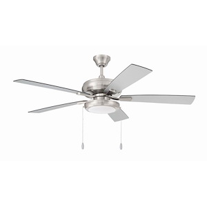Eos - 5 Blade Ceiling Fan with Light Kit-15.91 Inch Tall and 52 Inch Wide - 1431490
