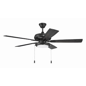 Eos - 5 Blade Ceiling Fan with Light Kit-15.91 Inch Tall and 52 Inch Wide - 1397234