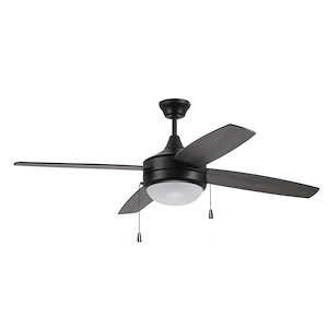 Phaze - 52 Inch 4 Blade Ceiling Fan with Light Kit - 1071822