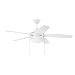 Phaze - 52 Inch 5 Blade Ceiling Fan with Light Kit - 1071826