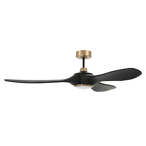Envy - 3 Blade Ceiling Fan with Light Kit-14.5 Inches Tall and 60 Inches Wide - 1379411