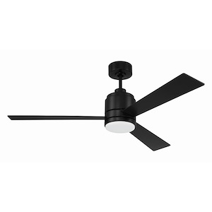McCoy - 3 Blade Ceiling Fan with Light Kit In Contemporary Style-16.45 Inches Tall and 52 Inches Wide - 1325031