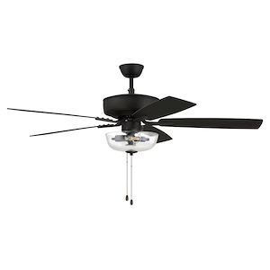 Pro Plus 101 Series - 52 Inch 5 Blade Ceiling Fan with Bowl Light Kit - 1216016