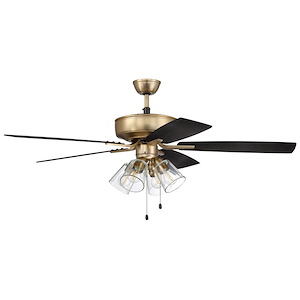 Pro Plus 104 Series - 52 Inch 5 Blade Ceiling Fan with Light Kit - 1215774