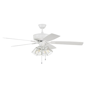 Pro Plus 104 Series - 52 Inch 5 Blade Ceiling Fan with Light Kit - 1215696