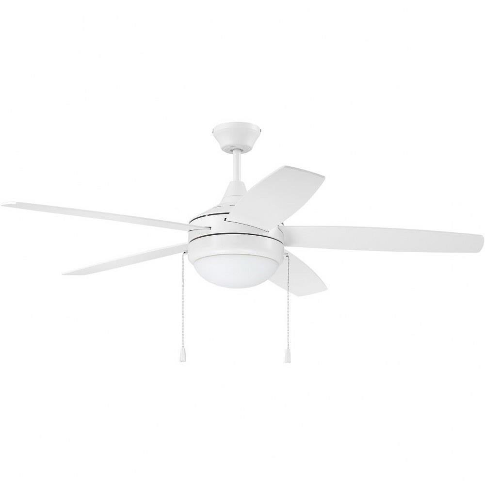 Phaze - 5 Blade Ceiling Fan with Light Kit in Modern-Contemporary Style -  52 inches wide by 16.73 inches high