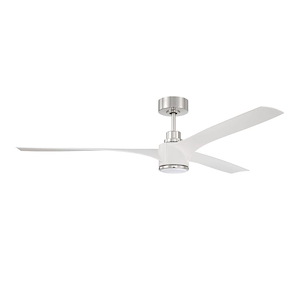 Phoebe - 3 Blade Ceiling Fan with Light Kit In Contemporary Style-13.82 Inches Tall and 60 Inches Wide - 1379417